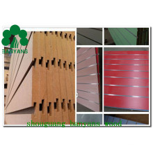 18mm T Slotted MDF /Groove MDF/Slotted Wall Panel with Hooks